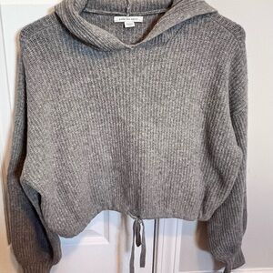 American Eagle Outfitters Gray Cowl Neck Sweater